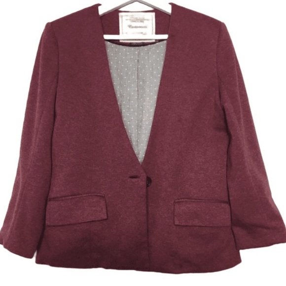 Cartonnier Anthro Mauve Casual Blazer Jacket S - Picture 2 of 7